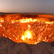 La puerta al infierno (la auténtica), al atardecer. Foto: Tormod Sandtorv